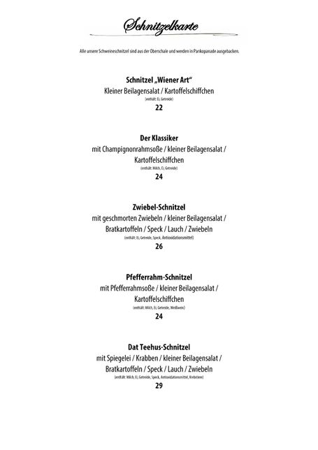 Schnitzelkarte